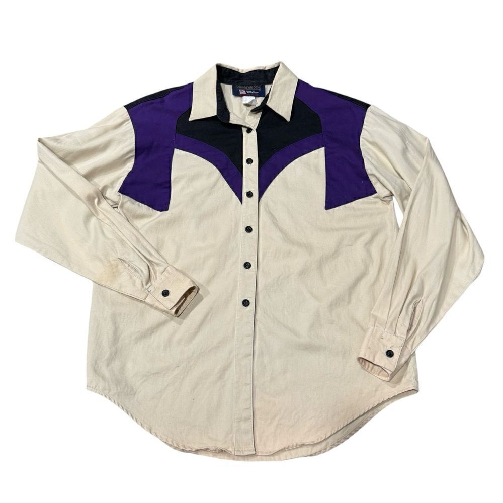 Panhandle Slim USA Made Vintage Cowboy Western Rodeo Shirt